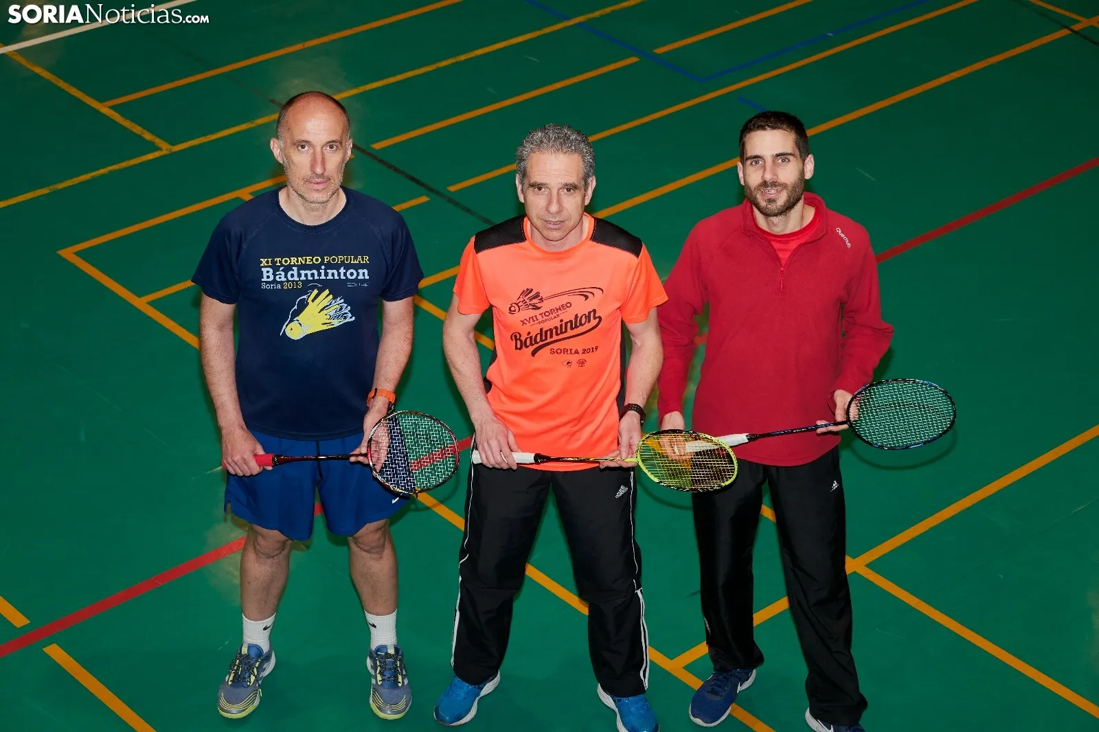 Tres de los organizadores del Torneo Popular./ Foto: Cirilo Vargas.