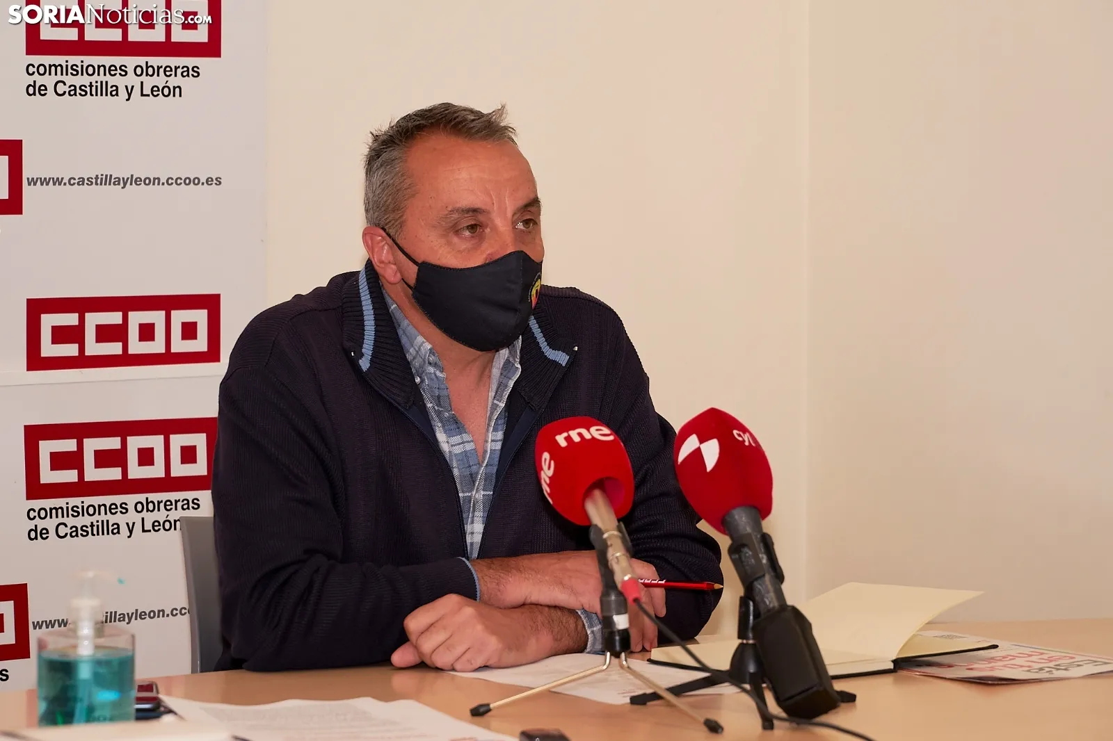 Carlos Lázaro, Secretario general de enseñanza de Soria / Cirilo Vargas