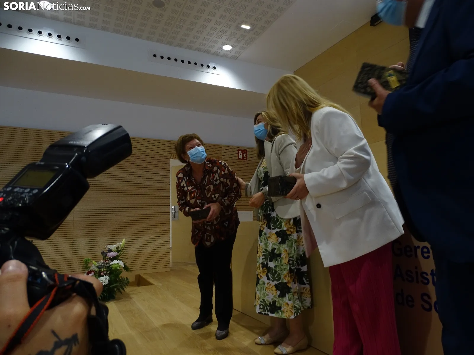 Una imagen del salón de actos del Santa Bárbara. /SN