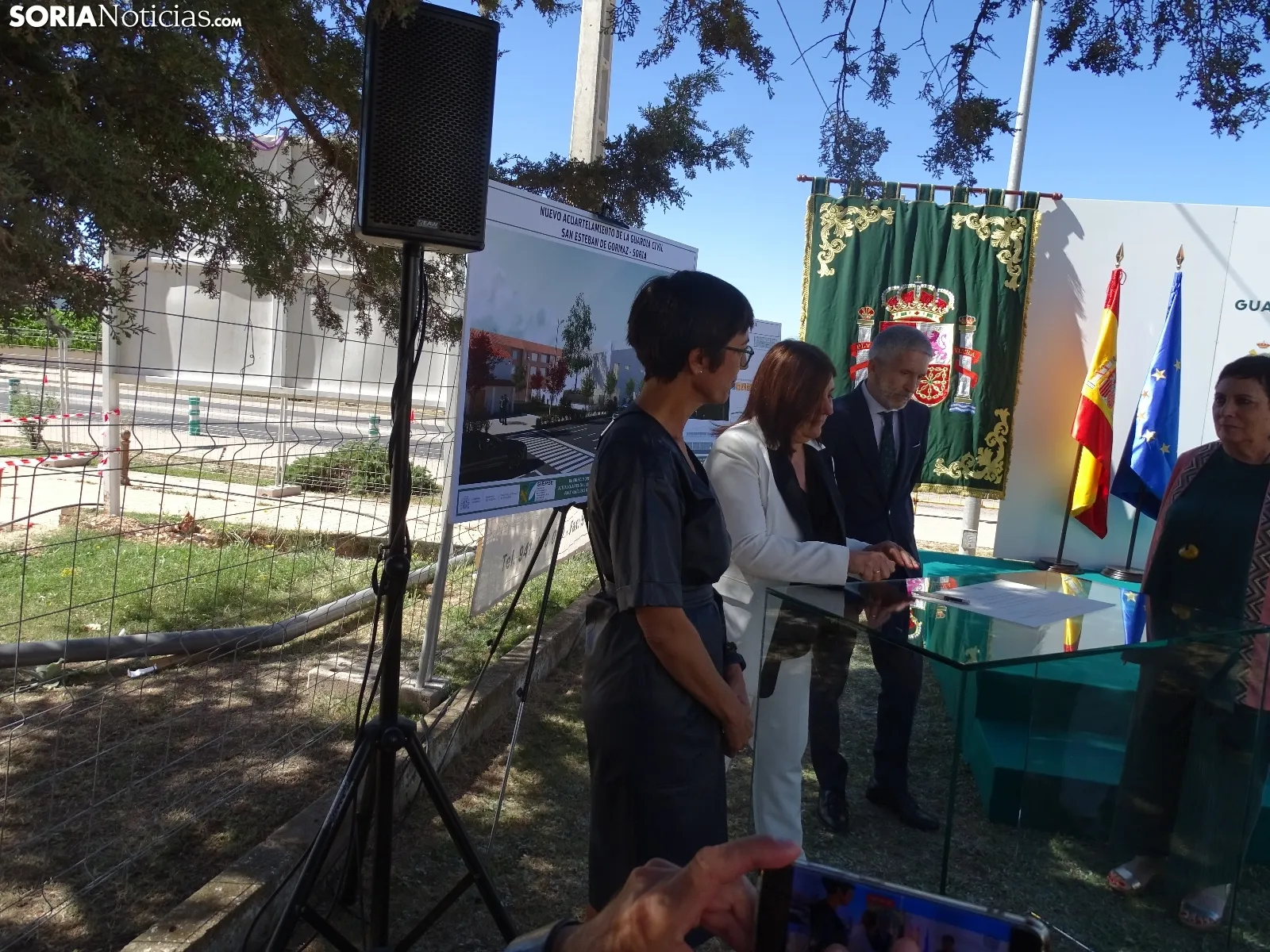 Una imagen de la apertura oficial de las obras. /SN
