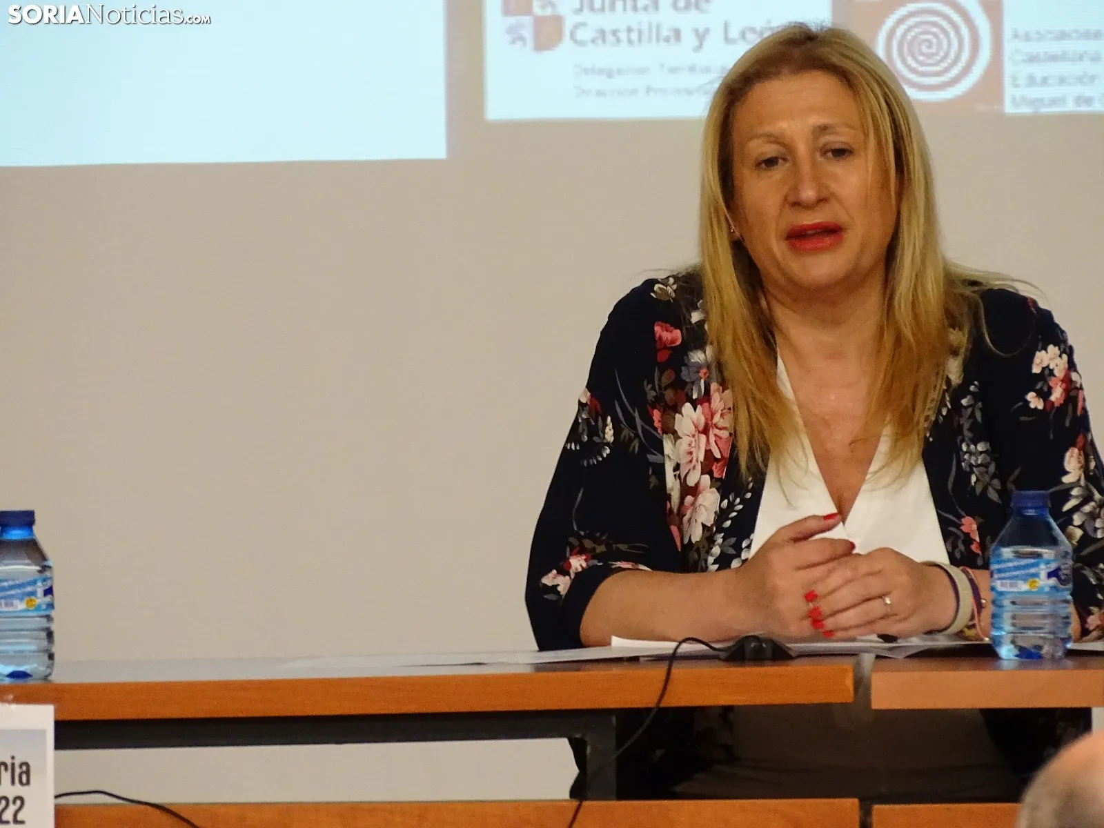 Una imagen del acto hoy en el IES Castilla. /SN