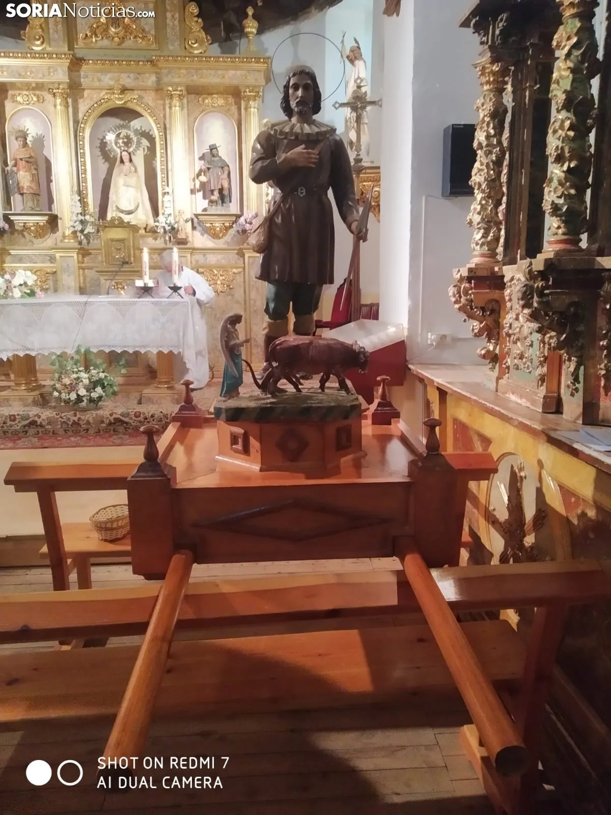 Una imagen de la jornada festiva en honor a San Isidro en Quintanilla. /LTG