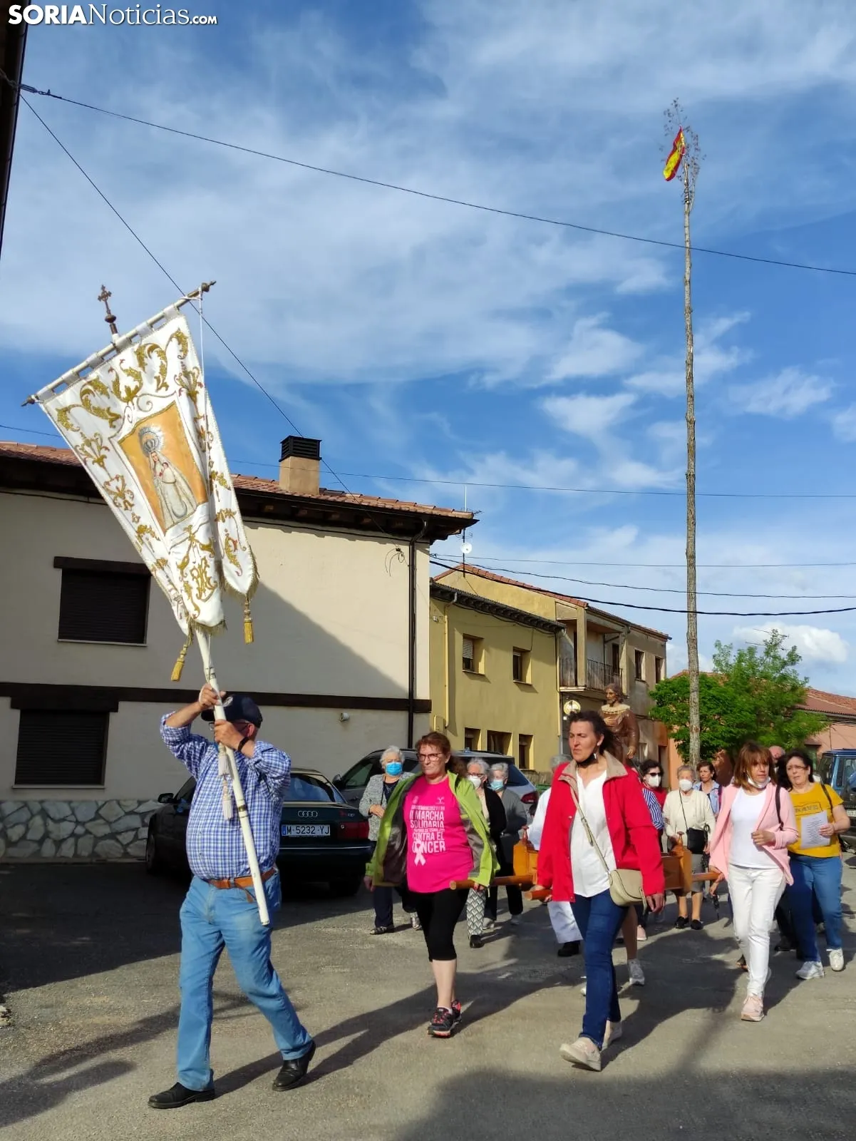 Una imagen de la jornada festiva en honor a San Isidro en Quintanilla. /LTG