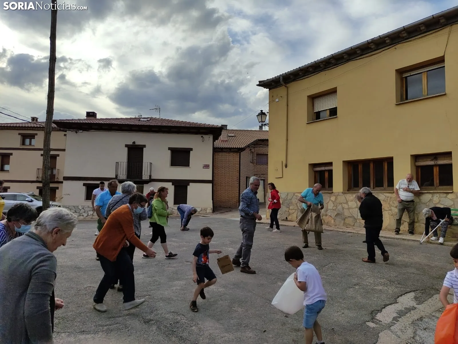 Una imagen de la jornada festiva en honor a San Isidro en Quintanilla. /LTG