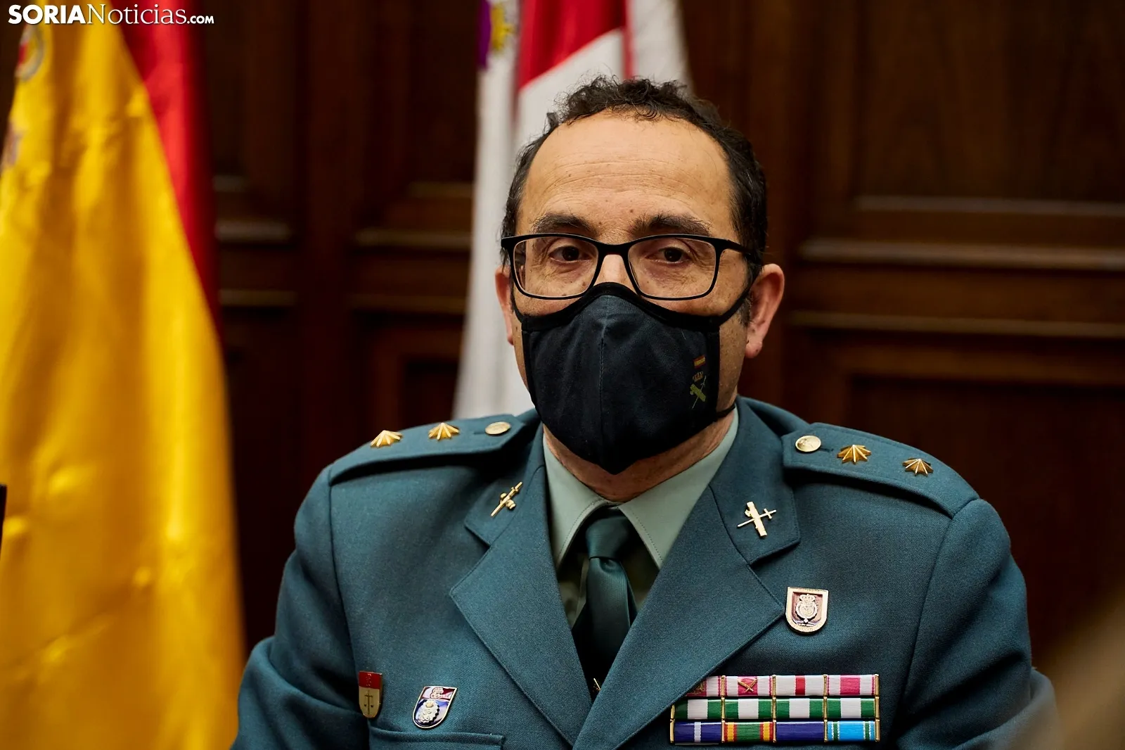Rueda de prensa de la Guardia Civil y la Subdelegación del Gobierno. Cirilo Vargas