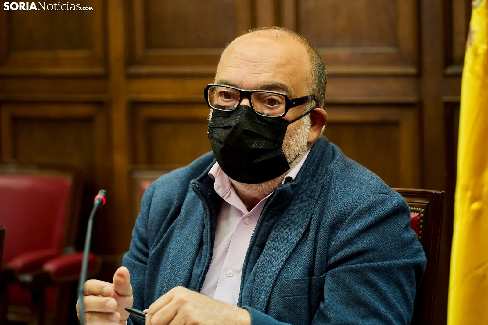 Rueda de prensa de la Guardia Civil y la Subdelegación del Gobierno. Cirilo Vargas