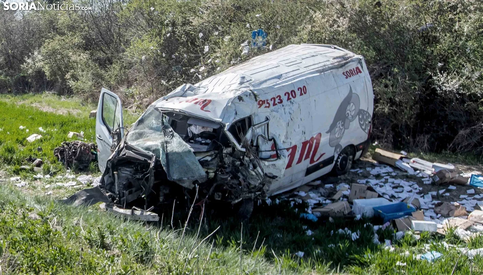 Foto 2 - AMPLIACI&Oacute;N| Una persona fallece en accidente en Cabrejas del Pinar