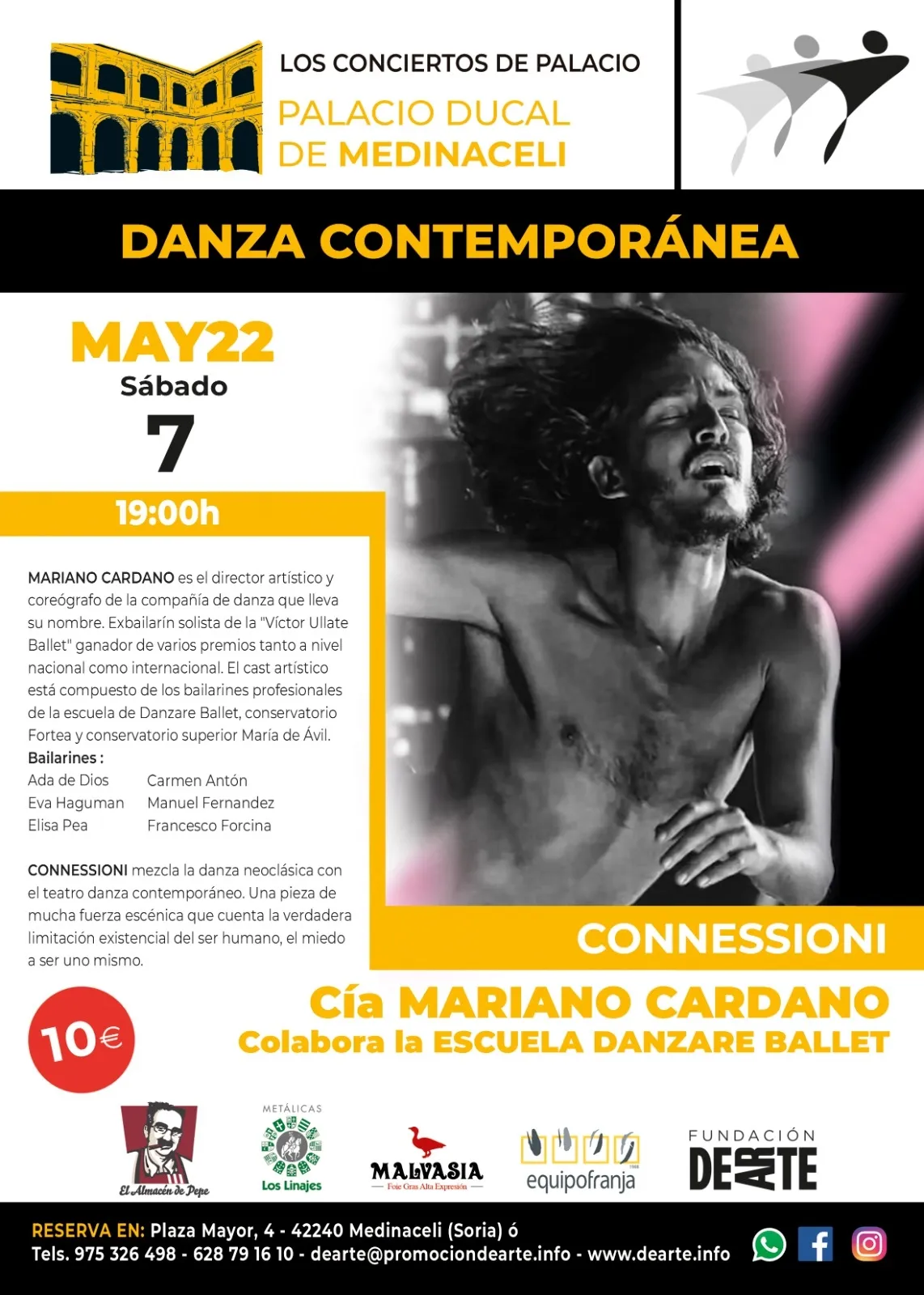 Foto 2 - La danza de los grandes escenarios, este s&aacute;bado en el Palacio Ducal de Medinaceli con Cardano