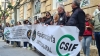 Concentración de CSIF Soria frente a la Subdelegación de Gobierno