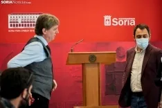 Carlos Martínez Mínguez, alcalde socialista de Soria. Cirilo Vargas