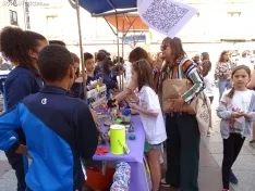 Una imagen de la plaza del Rosel hoy en la capital. /SN