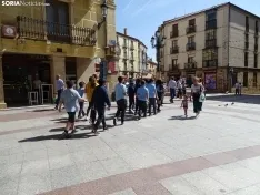 Una imagen de la plaza del Rosel hoy en la capital. /SN