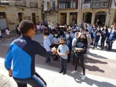 Una imagen de la plaza del Rosel hoy en la capital. /SN