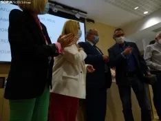 Una imagen del salón de actos del Santa Bárbara. /SN
