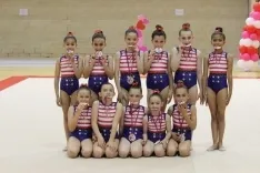 Imagen de las gimnastas del club. /CGD