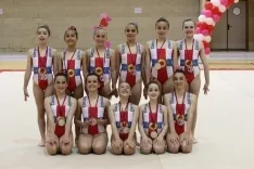 Imagen de las gimnastas del club. /CGD