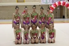 Imagen de las gimnastas del club. /CGD