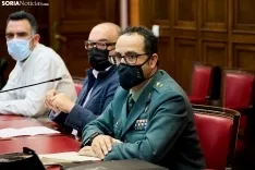Rueda de prensa de la Guardia Civil y la Subdelegación del Gobierno. Cirilo Vargas