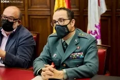 Rueda de prensa de la Guardia Civil y la Subdelegación del Gobierno. Cirilo Vargas