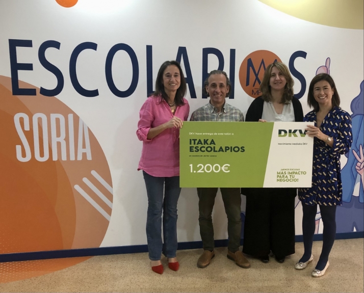 La Fundación ITAKA Escolapios de Soria recibe 1.200&euro; gracias al Movimiento Medialia DKV