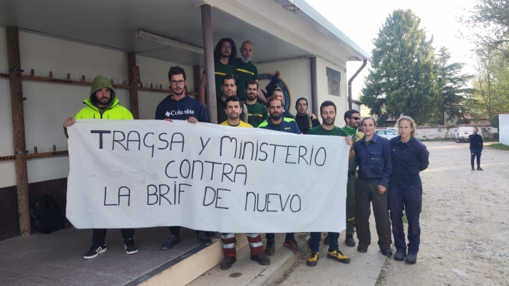 La BRIF de Lubia se cansa de la falta de empatía de Tragsa y reclama la negociación del convenio