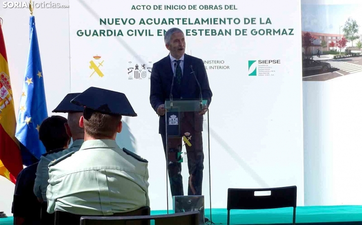 Grande-Marlaska anuncia inversiones de 12M&euro; para acuartelamientos de Soria