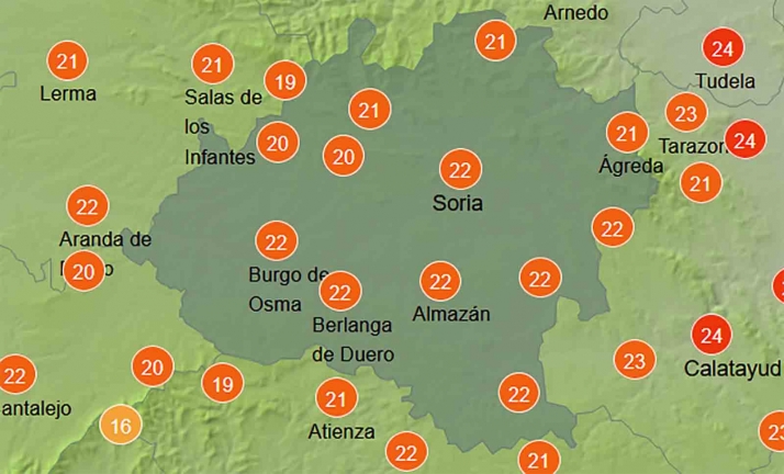 El tiempo en Soria: Continúa la escalada de temperaturas