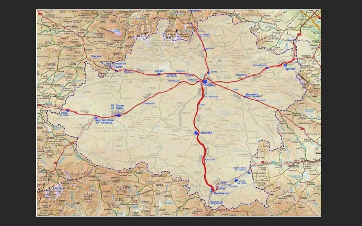 Licitado por 1,25 M&euro; el repintado de carreteras nacionales en la provincia de Soria