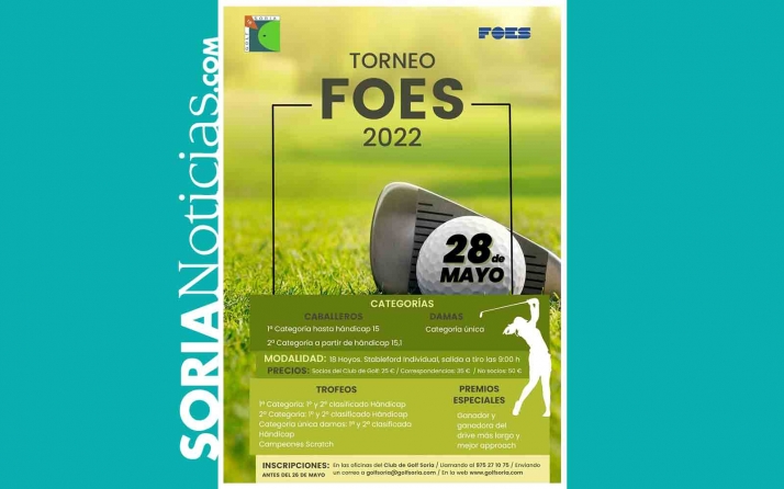 Inscripciones abiertas para el Torneo FOES, el 28 de mayo