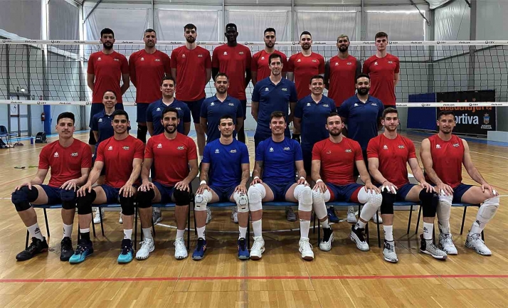 Gimeno, tercer celeste con la Selección masculina de voleibol