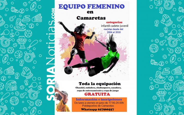 El CD Golmayo-Camaretas trabaja para estar en la Provincial femenina de fútbol