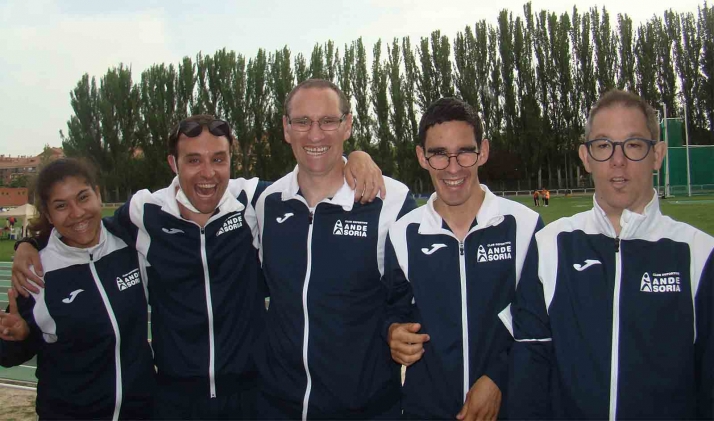 Medallas para Ande en el Regional de atletismo adaptado