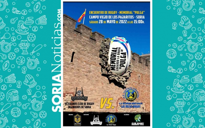 Los veteranos del rugby soriano celebran este sábado el Memorial Pulga