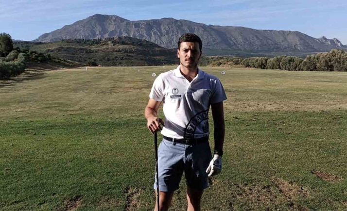 Raúl Pascual, jugador del Club de Golf Soria, cuarto en el Campeonato de España Universitario 