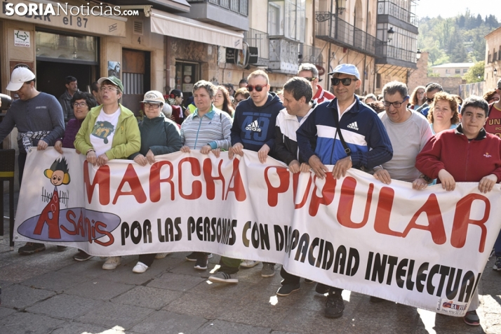 Soria marchará este sábado junto a Asamis por las personas con discapacidad intelectual