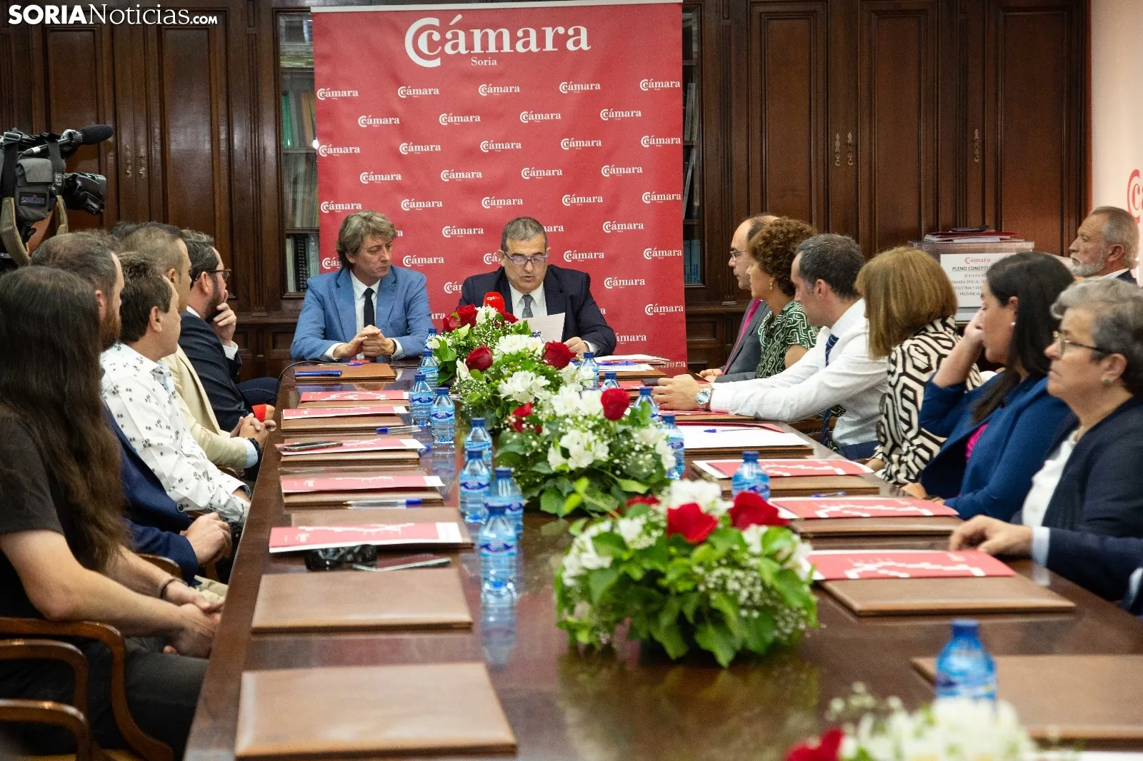 Sesión constitutiva de la Cámara de Comercio de Soria 2022. María Ferrer