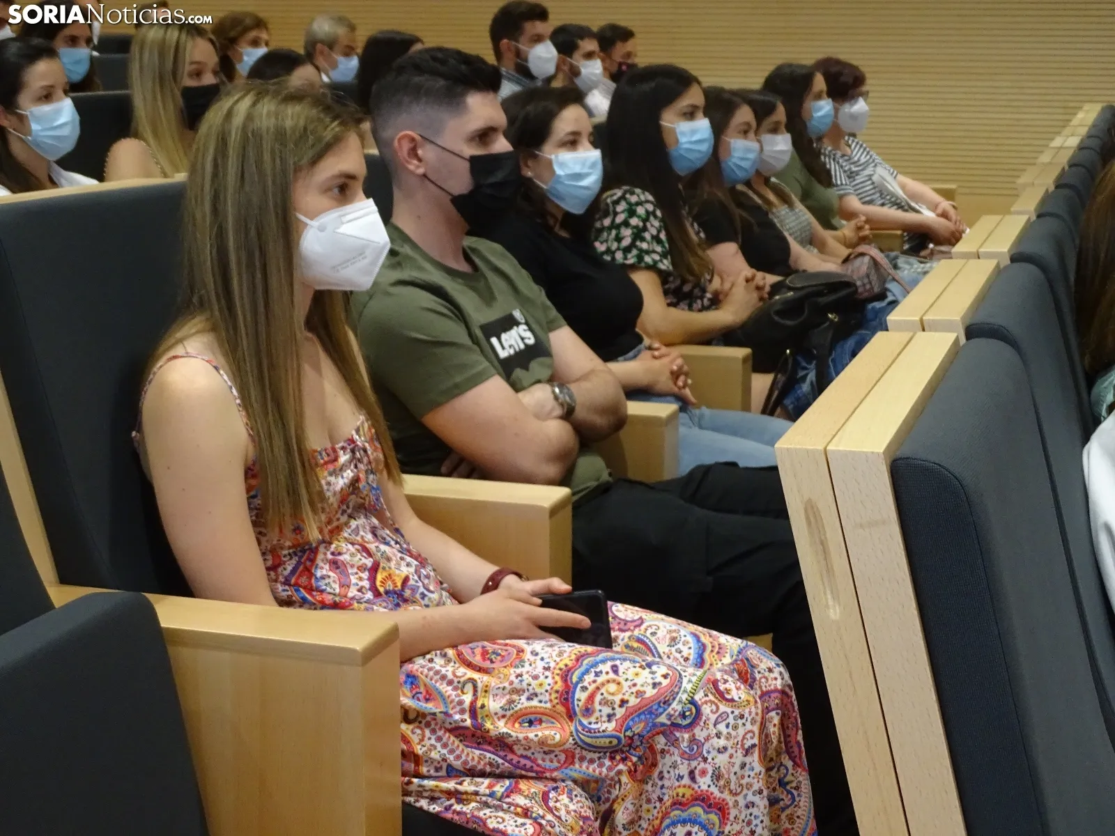Una imagen del acto celebrado por la Gerencia de Salud de Soria este miércoles. /SN