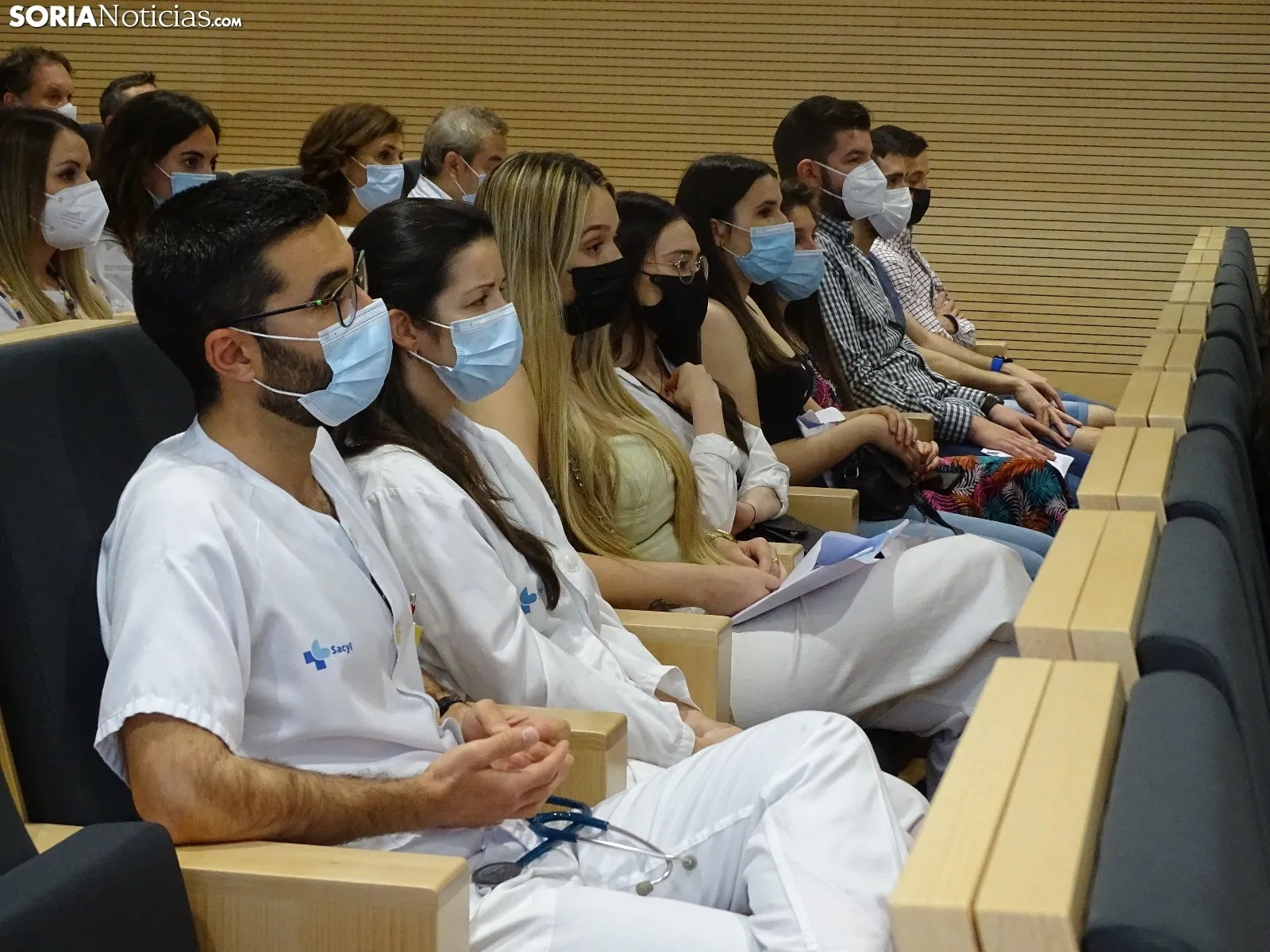 Una imagen del acto celebrado por la Gerencia de Salud de Soria este miércoles. /SN