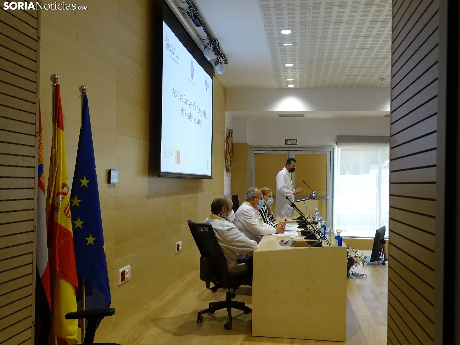 Una imagen del acto celebrado por la Gerencia de Salud de Soria este miércoles. /SN