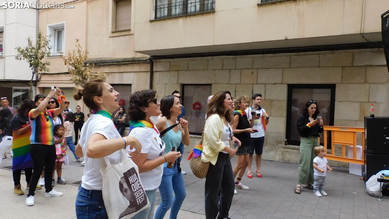 Mañana del orgullo LGTB en Soria. /SN