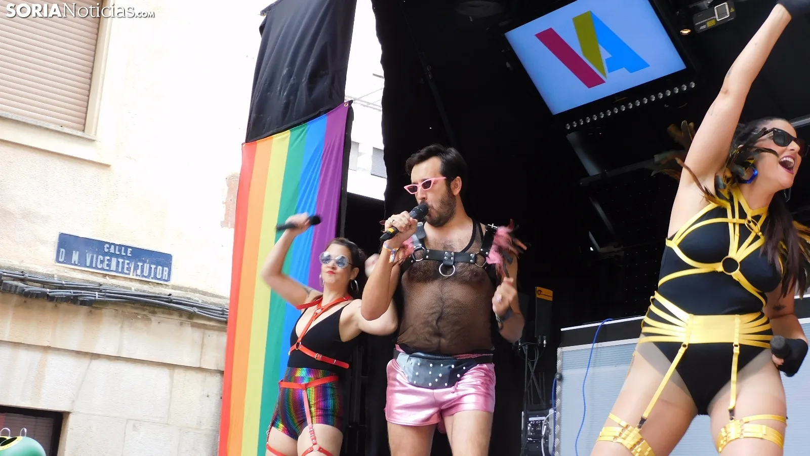 Mañana del orgullo LGTB en Soria. /SN
