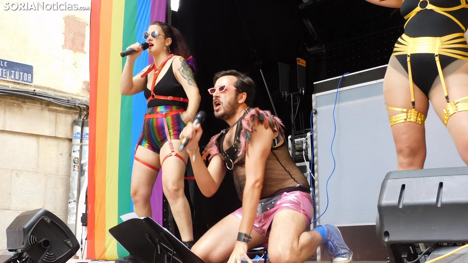 Mañana del orgullo LGTB en Soria. /SN