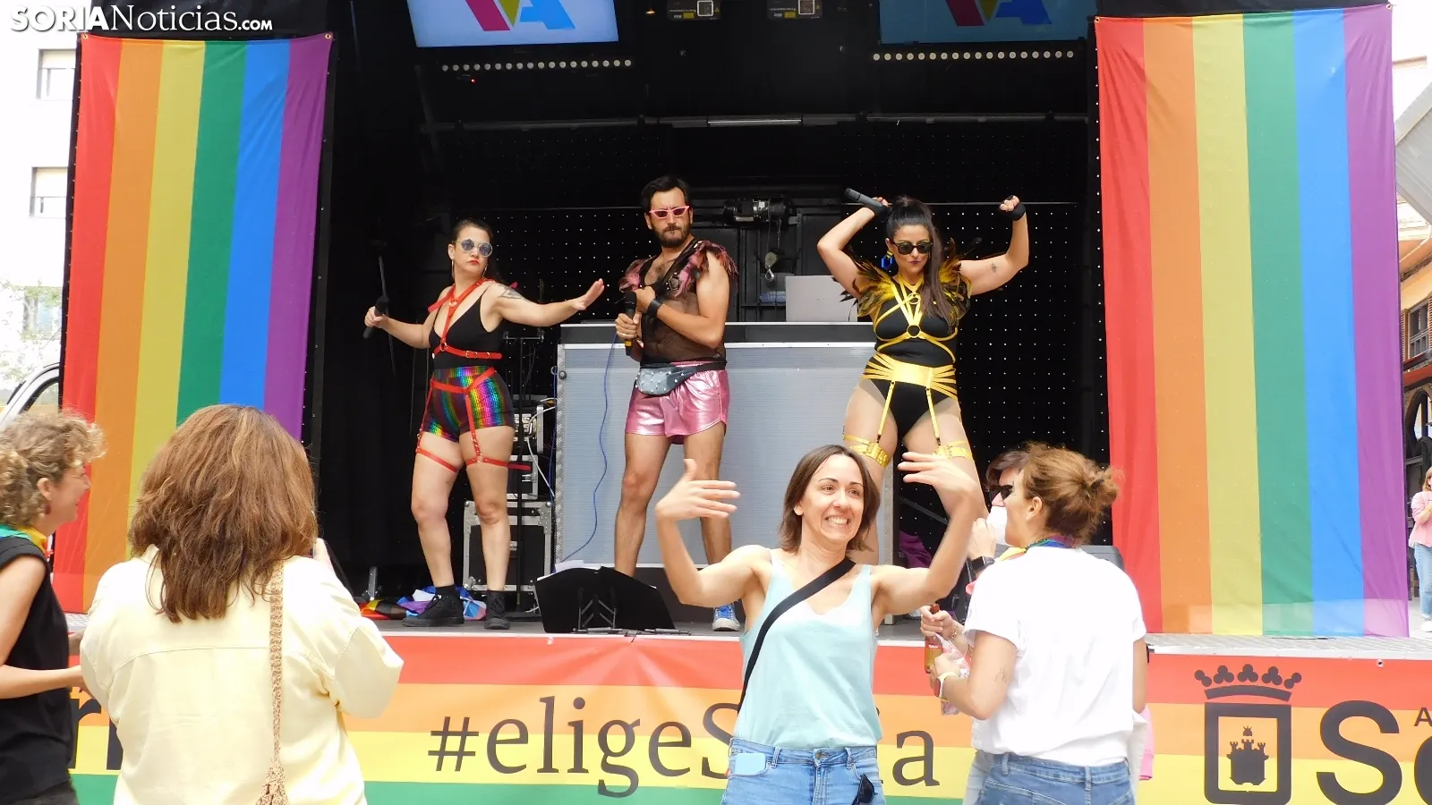 Mañana del orgullo LGTB en Soria. /SN