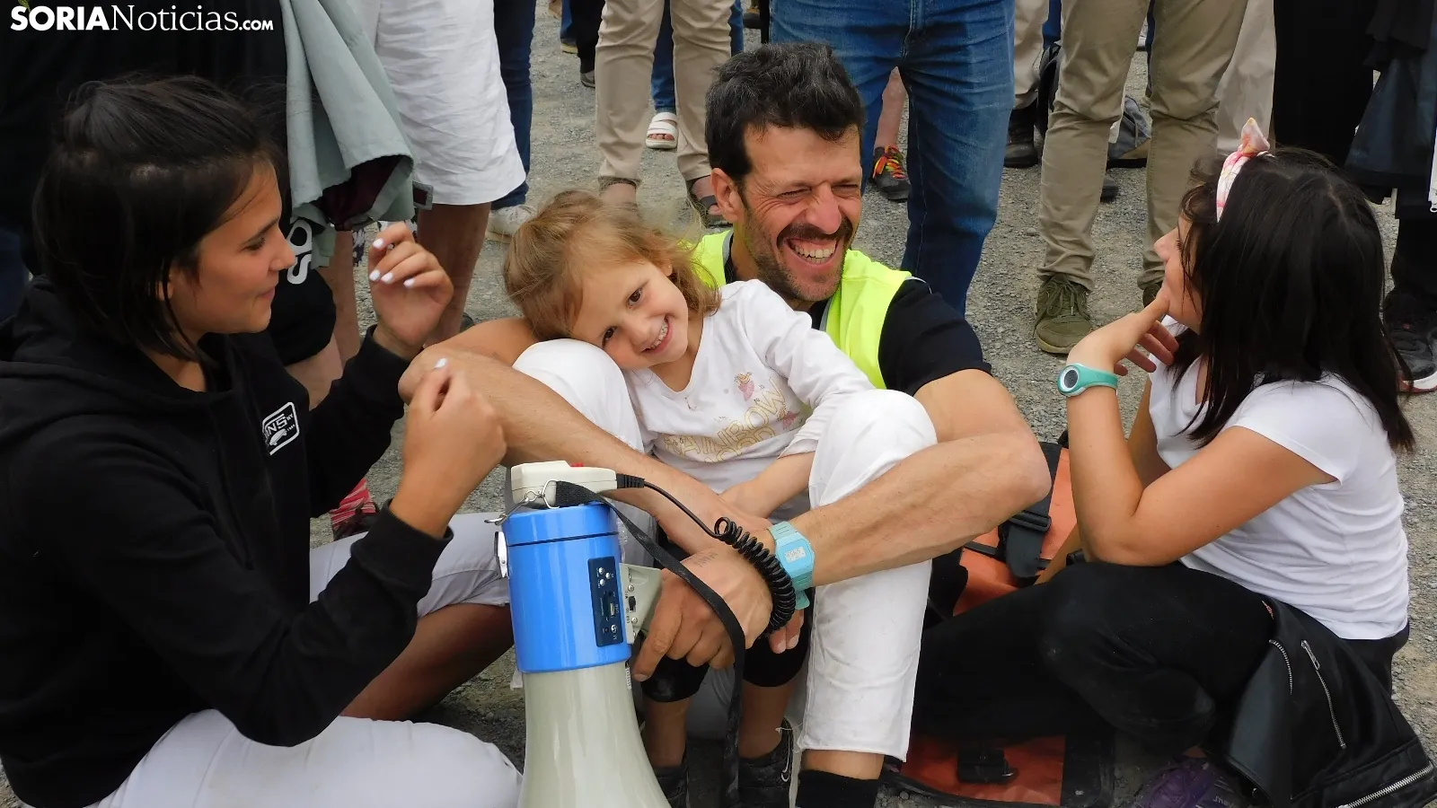 Movilización en Noviercas contra la macrogranja. /SN