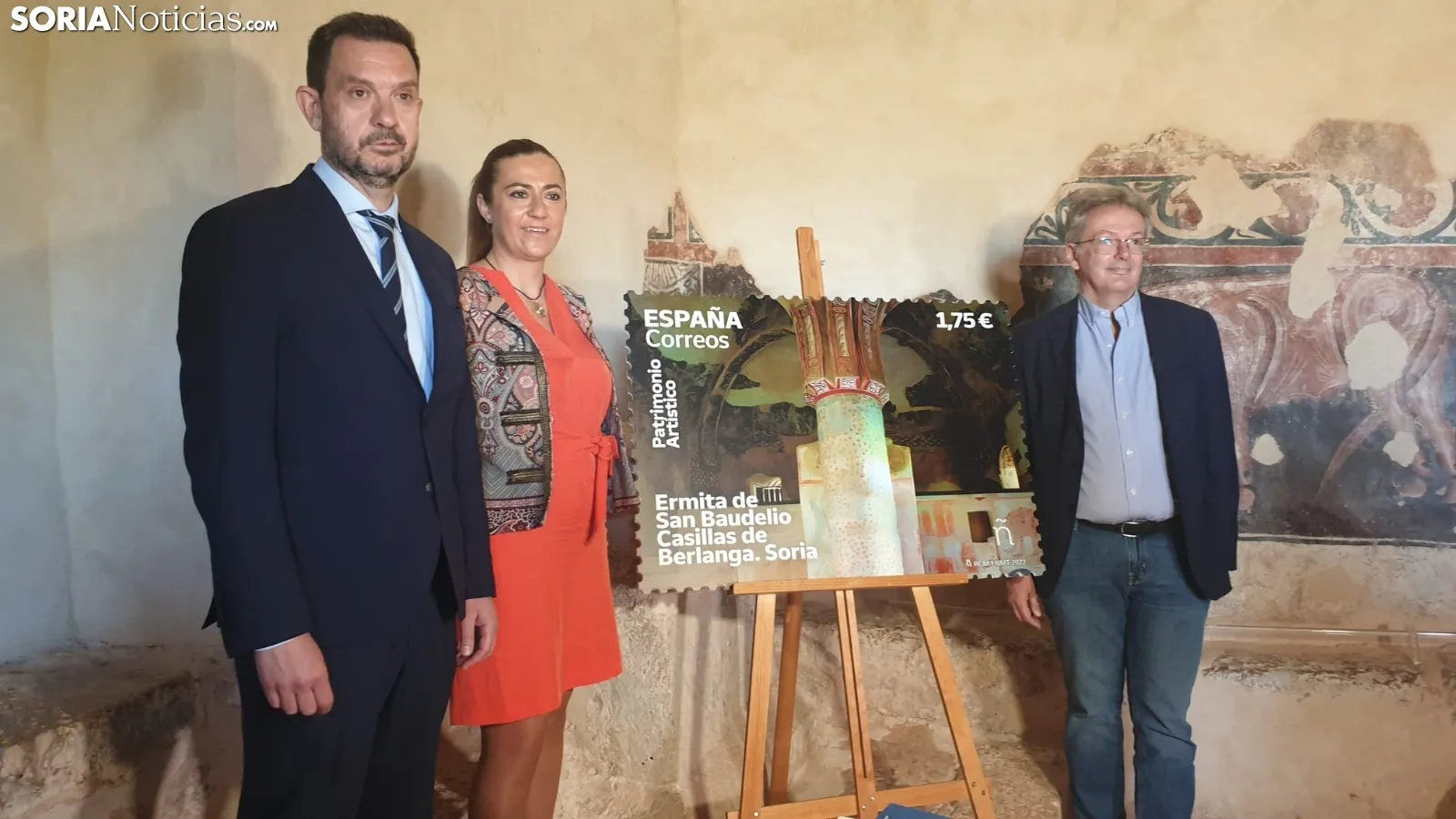 Foto 2 - Correos dedica un sello a la ermita de San Baudelio 