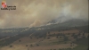 Foto 1 - Cortada la línea de AVE Ourense-Zamora por el fuego en el Sierra de la Culebra