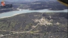 Vista aérea de una de las zonas afectadas por el fuego. /Jta.