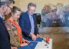 Una imagen de la presentación del sello. /Julián García