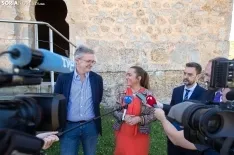 Una imagen de la presentación del sello. /Julián García