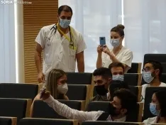 Una imagen del acto celebrado por la Gerencia de Salud de Soria este miércoles. /SN